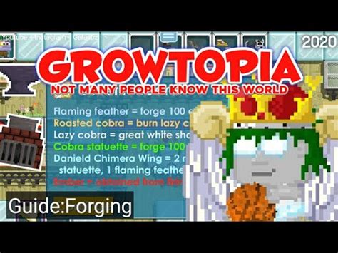 forge item growtopia|Guide:Forging .